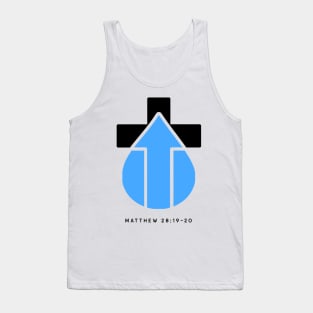 Baptism Cross Arrow Tank Top